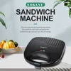 Bread Baking Toaster Heat-Resistant Handle Triangle Bread Machine Antiskid Foot 750W Double-sided Heating for Household Kitchen 5