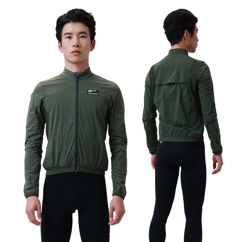 thumbnail image 1 of INBIKE - Chaqueta de ciclismo para hombre, ligera, plegable, cortavientos para MTB, con tiras reflectantes, para andar en bicicleta, correr, ropa de secado rápido, 1 of 5