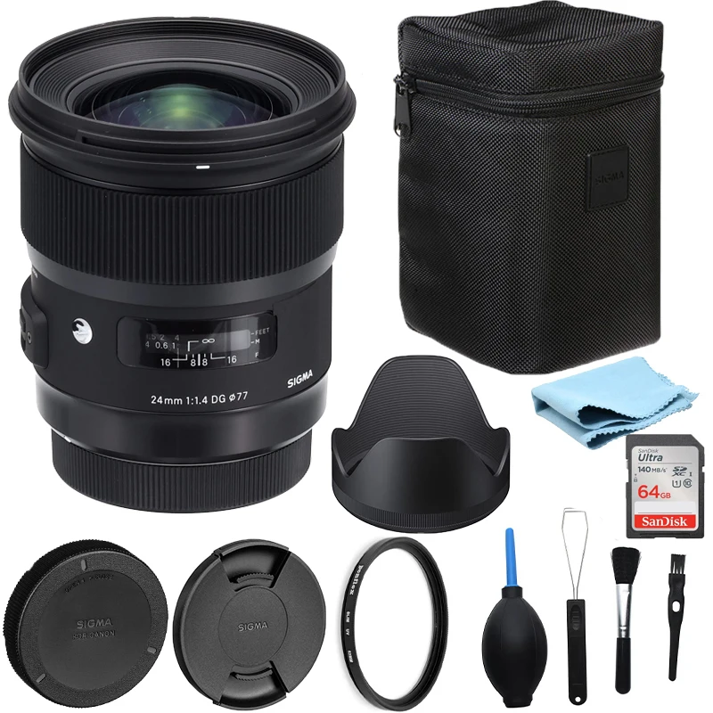 

Sigma 24mm F1.4 DG HSM | Art Lens for Canon Nikon Sony E +2 SD