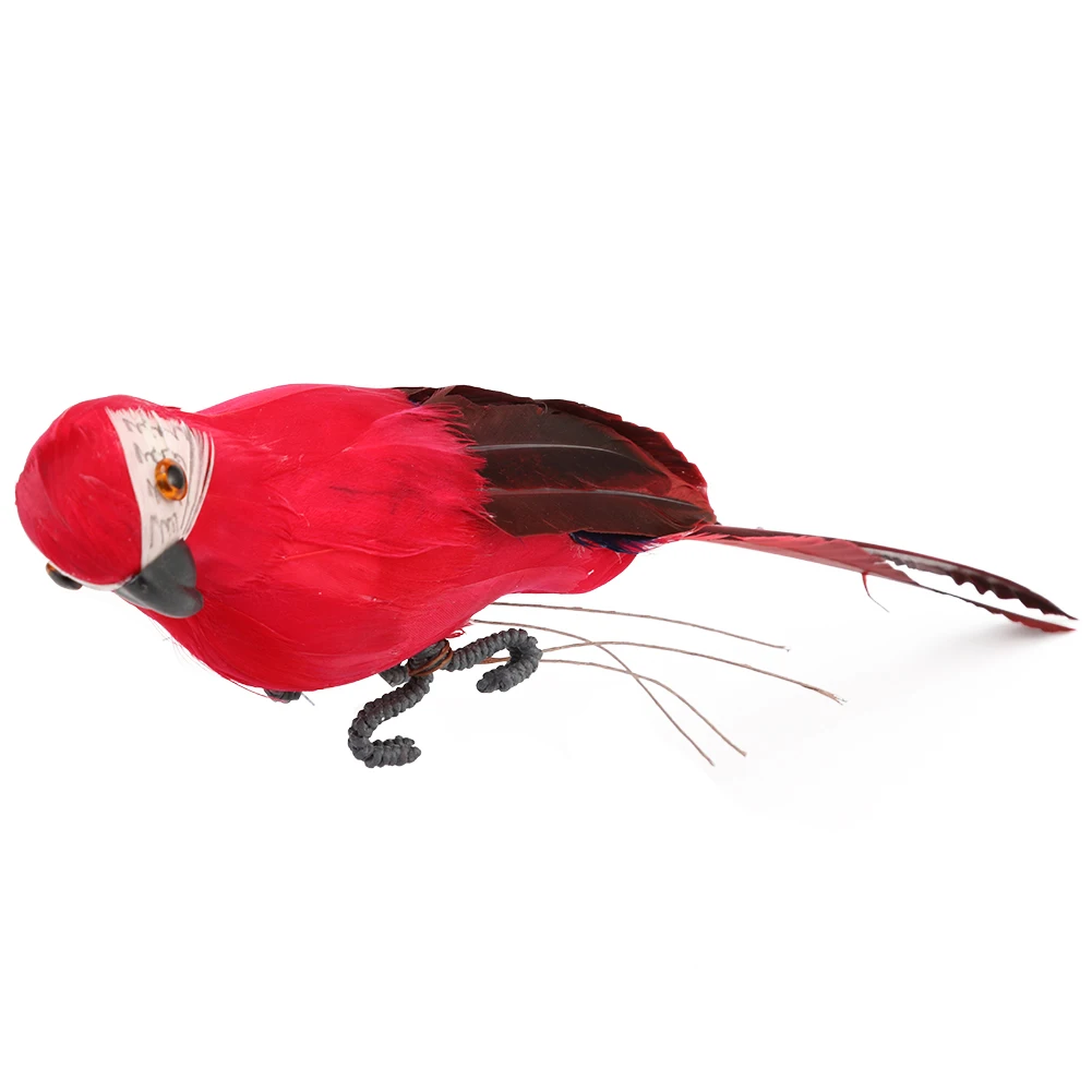 Artificial Simulation Foam Bird Creative Foam Feather Artificial Parrot Fake Animal Bird Home Ornament for Party Accessories