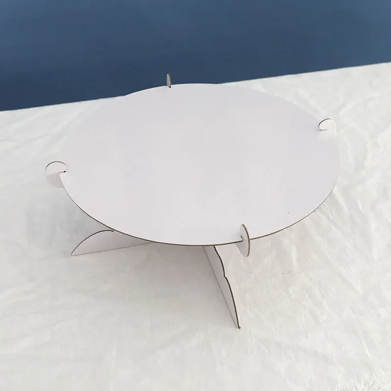 Single layer Cake Rack Household Paper Cake Stand Food Display for Fruit Dessert Afternoon Tea Wedding Bakeware Cupcake Rack