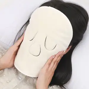 Skin Care Mask Cotton Hot Compress Towel Wet Compress Steamed Face Towel Opens Skin Pore Hot Compress Facial Care Tools