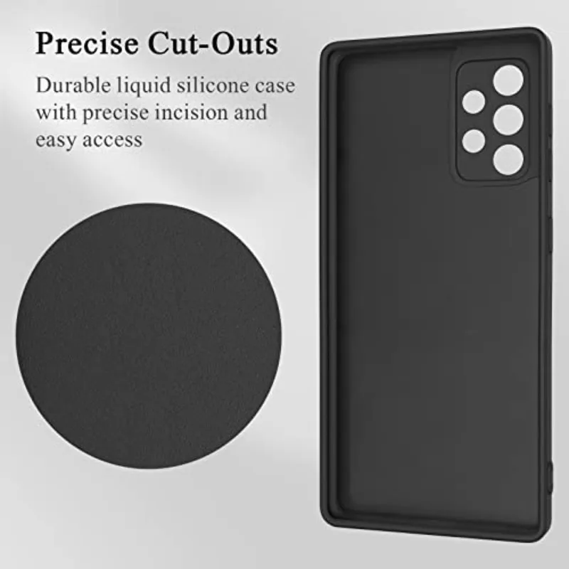 Noble Fashion Shockproof Protective Liquid Silicone Phone Case - Solid Color
