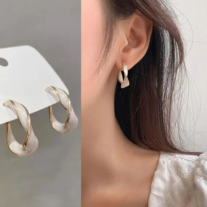 Серьги-подвески из серебра 925 пробы в Корейском стиле