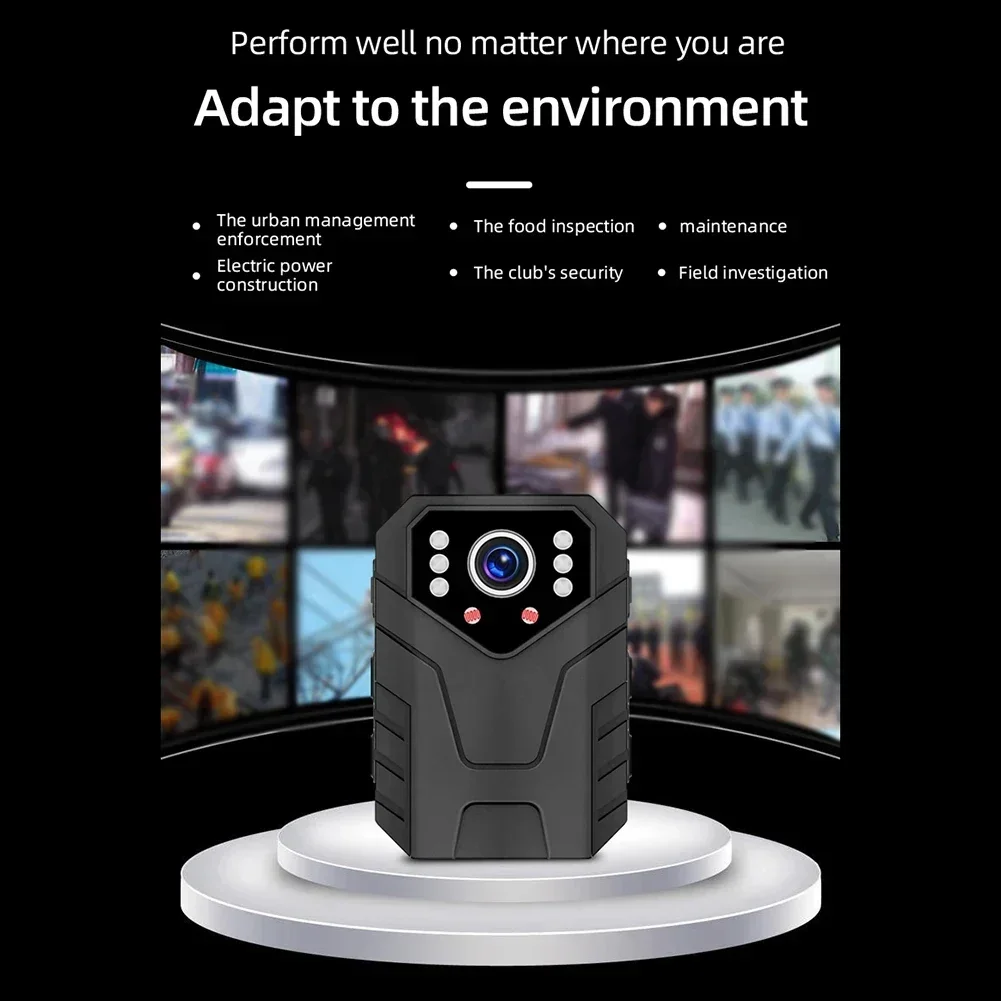 4K HD 1080P Mini  Camera Full  2 Inch IPS Touch Screen Night Vision Video Record
