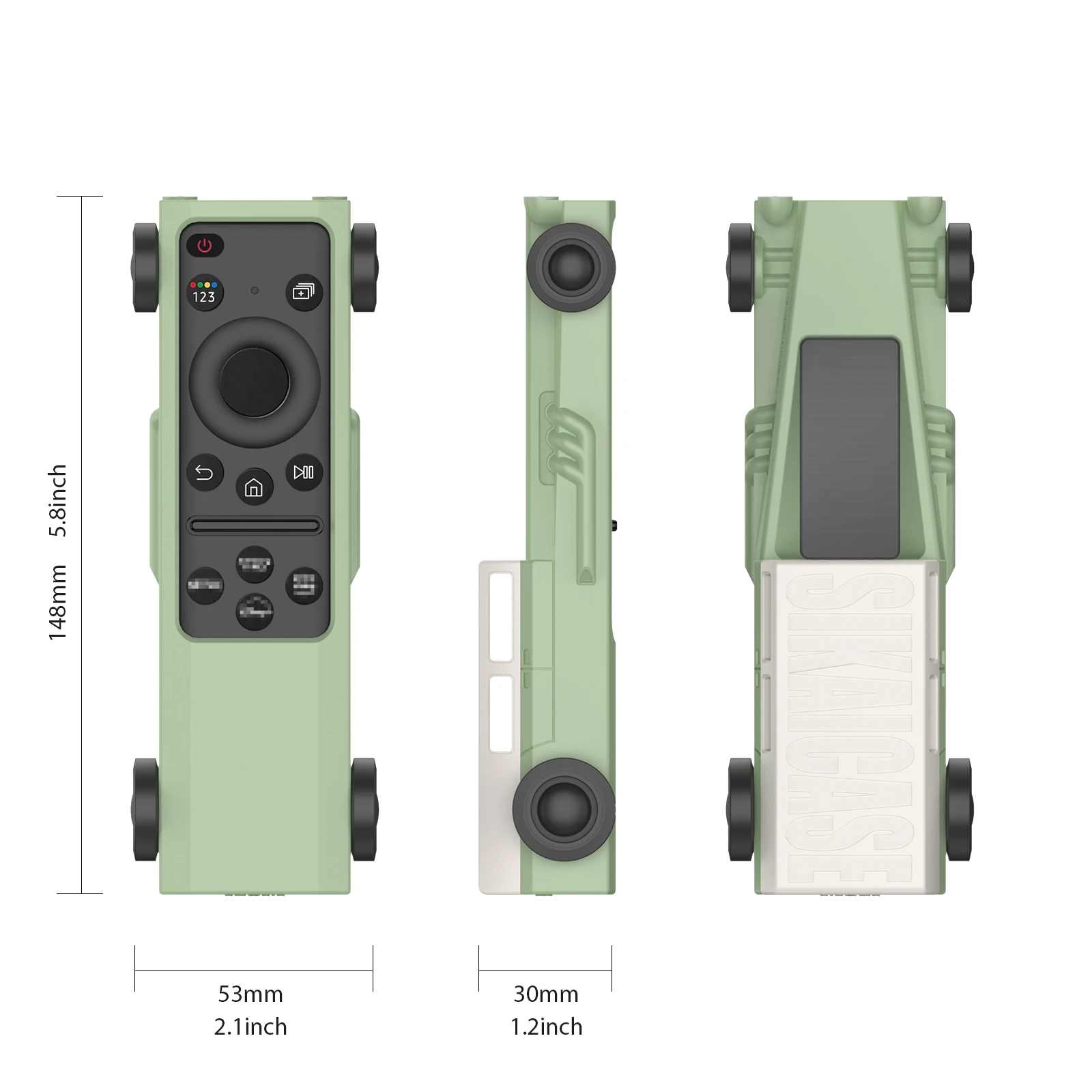 Case for Samsung 2023 Solar Remote Control TM2360E/TM2361E/BN59-01432A Cover innovation Silicone Retro Car 6