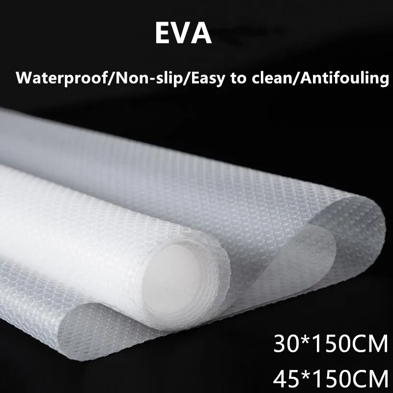 Description Picture 2 of itemWaterproof Oilproof Shelf Cover Mat Drawer Liner Cabinet Non Slip Table Adhesive For Kitchen Cupboard Refrigerator Supplies