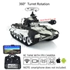 HENG LONG 1/16 7.0 King Tiger RC Tank 3888A FPV 360° Turret Barrel Recoil Sound Machine Gun BB Unit White Tiger II Toy 2