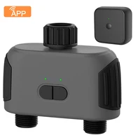 Two Way Smart Water Valve Garden Automatic Watering System Smart Garden Watering Timer Wifi Automatic Drip Irrigation Controller 2