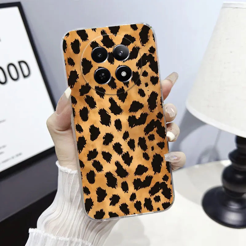 Marble Clear Soft Silicone Phone Case with Cute Cat Design