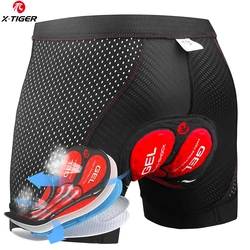 Men's Breathable Mesh Cycling Underwear with Gel Pad and Shockproof Design - XXXL (XM - DNK - 16805)