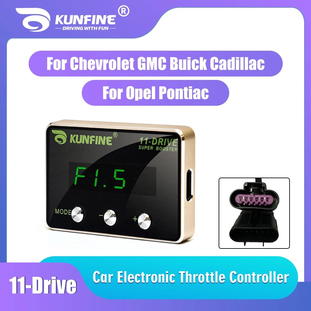 Car Electronic Throttle Controller Racing Accelerator Potent Booster for Chevrolet GMC Buick Cadillac Opel Pontiac Accessory