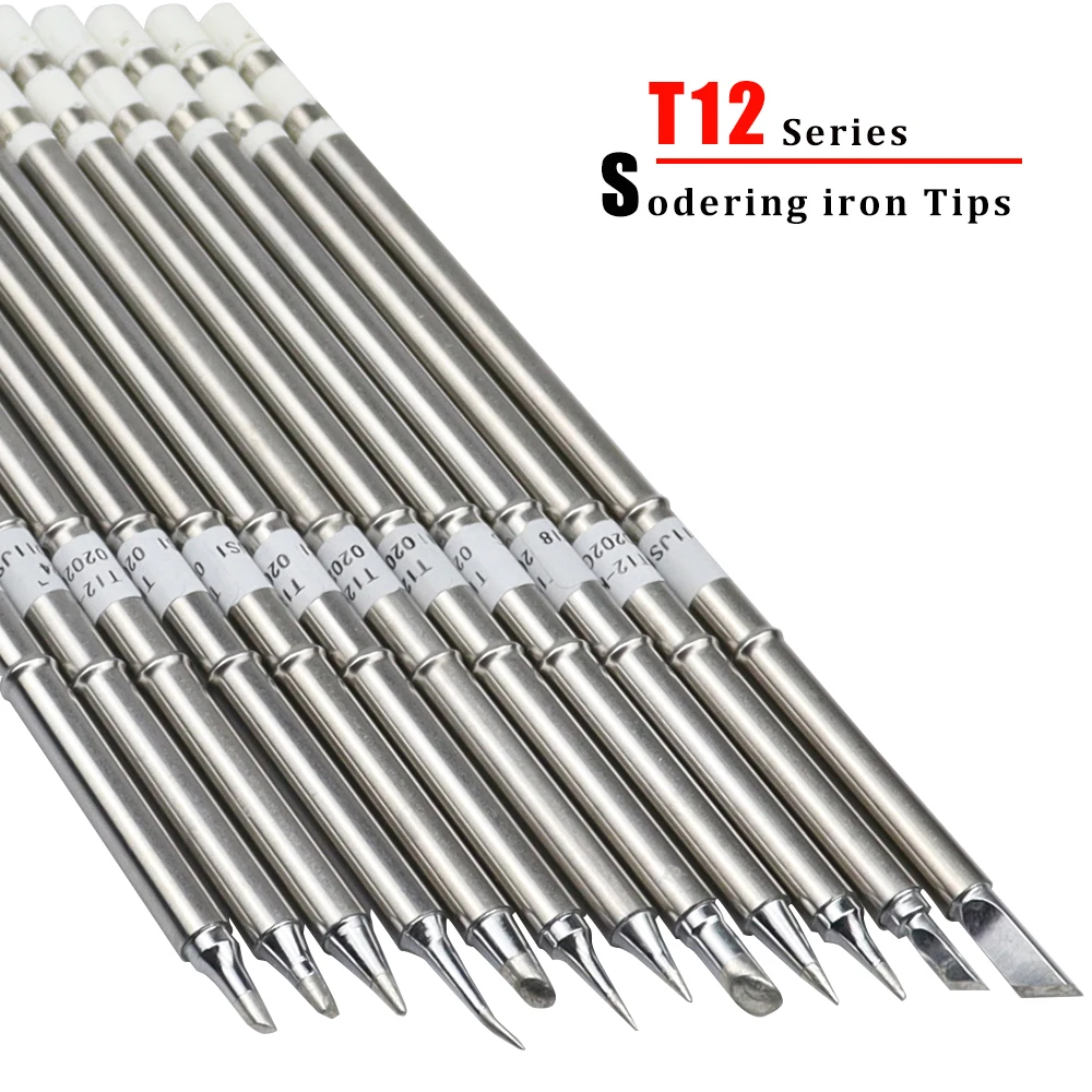 Soldering Iron Tips Soldering Iron Head Tips T12 Series Replacement Tip T12-K BC2 BC3 JL02 D24 KU ILS BL I for FX951 FX-952 T12-942