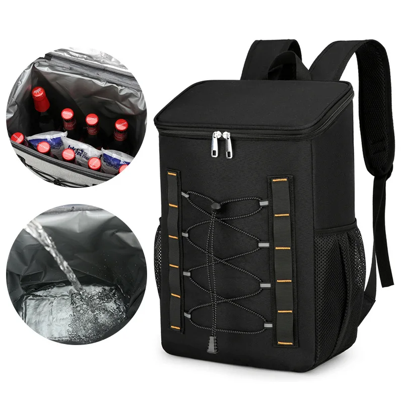 

Outdoor Large Capacity Thermal Bag Picnic Camping Long-Lasting Thermal Insulation Backpack 17 Liters Travel Bag Fashion Street H