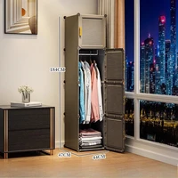 Armoire à vêtements, organisateur de chambre à coucher, rangement, tiroirs armables, armoire minimaliste moderne, meubles de maison 5