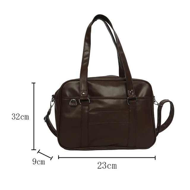 Japanese Style JK Bag Women High School Student Uniform Bag PU Leather Shoulder Bag Women Simple Handbags Crossbody Bags Itabag 6