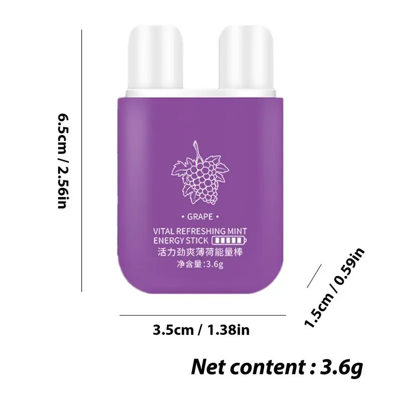 Nasal Inhaler Mint Nasal Essentia Oil Menthol Inhaler Wake Up Stick Relieve Rhiniti Fatigue Refreshing Home Supply Health Care nasal inhaler