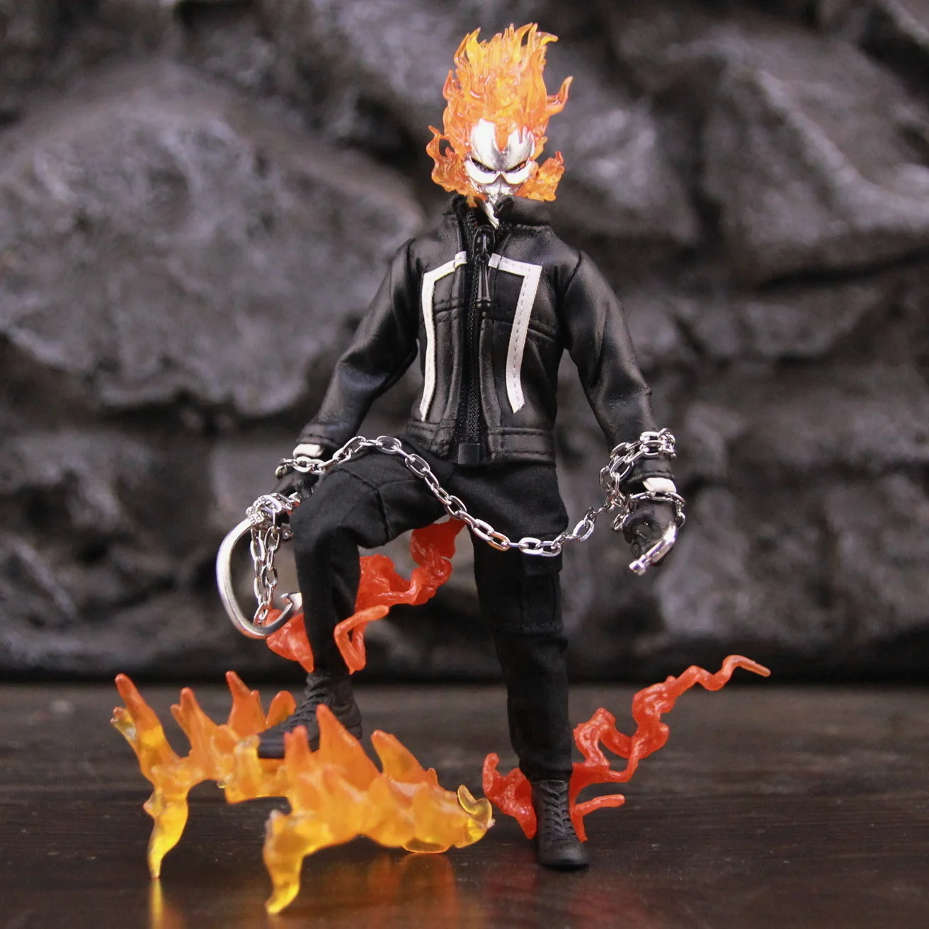 Marvel Ghost Rider Robbie Reyes Pelzmantel 6\, image size:1312x1312