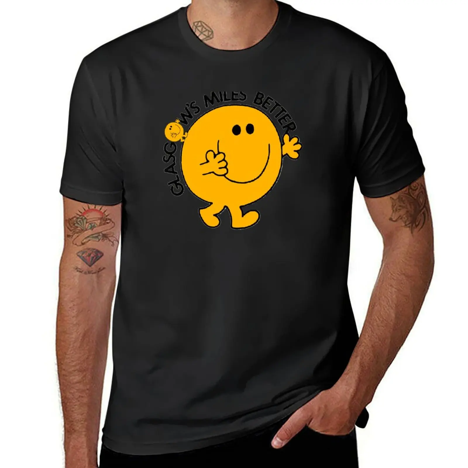 

Vintage Glasgow T-Shirt quick-drying plain oversized t shirts for men