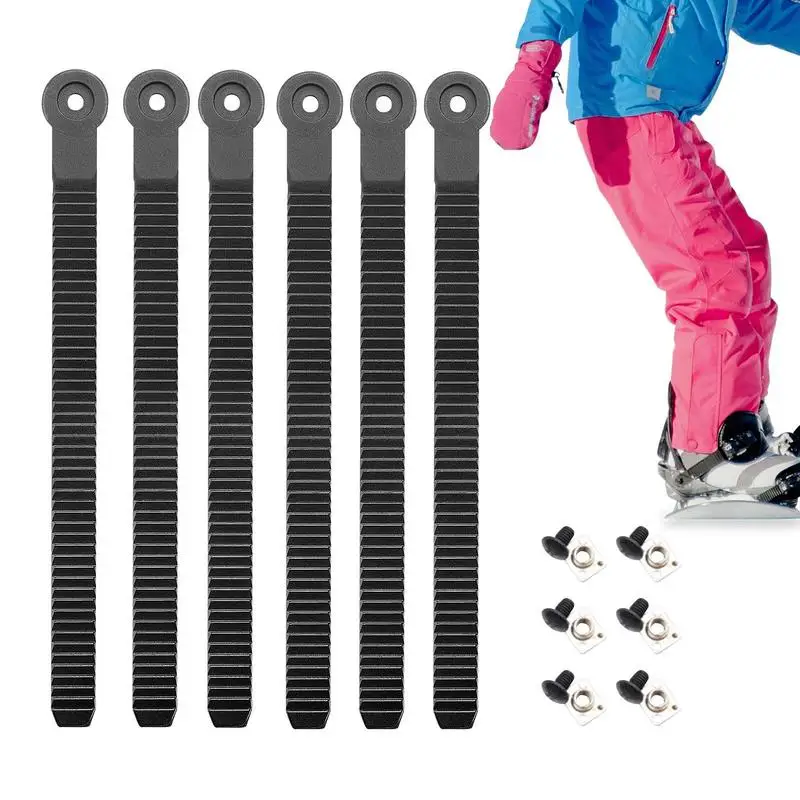 

Snowboard Binding Ladder Straps Highly Elastic Binding Straps Replacement For Snowboard Protect Sports Enthusiasts Ankles
