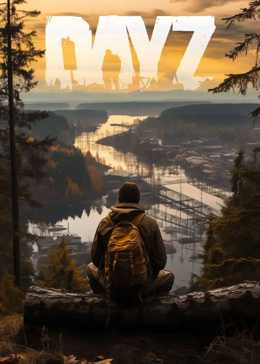 Dayz Gaming Poster Arma em Dayz Artwork, Pintura em Lona para Sala