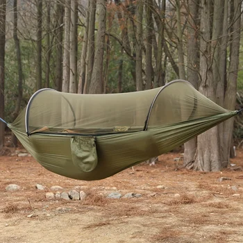 Quickly install hammock with mosquito net nylon 1