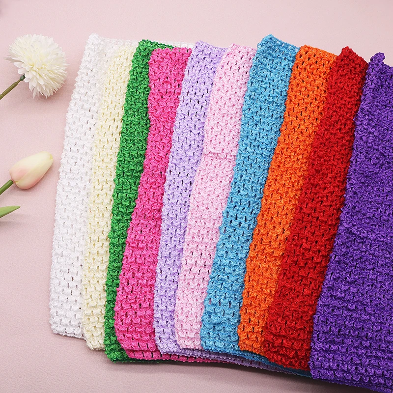 20x23cm 9inch Tutu Tube Blue Lined Soft Crochet for Girls Handmade Elastic Wrapped Chest Girls DIY Skirt Dress Accessories Gifts