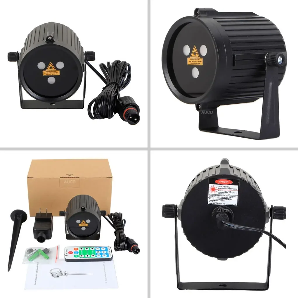 Outdoor IP65 Remote Moving RGB Laser Starry Sky Lawn Lamps garden light Garden Yard Christmas Party Decoration Show Projector Night Lighting