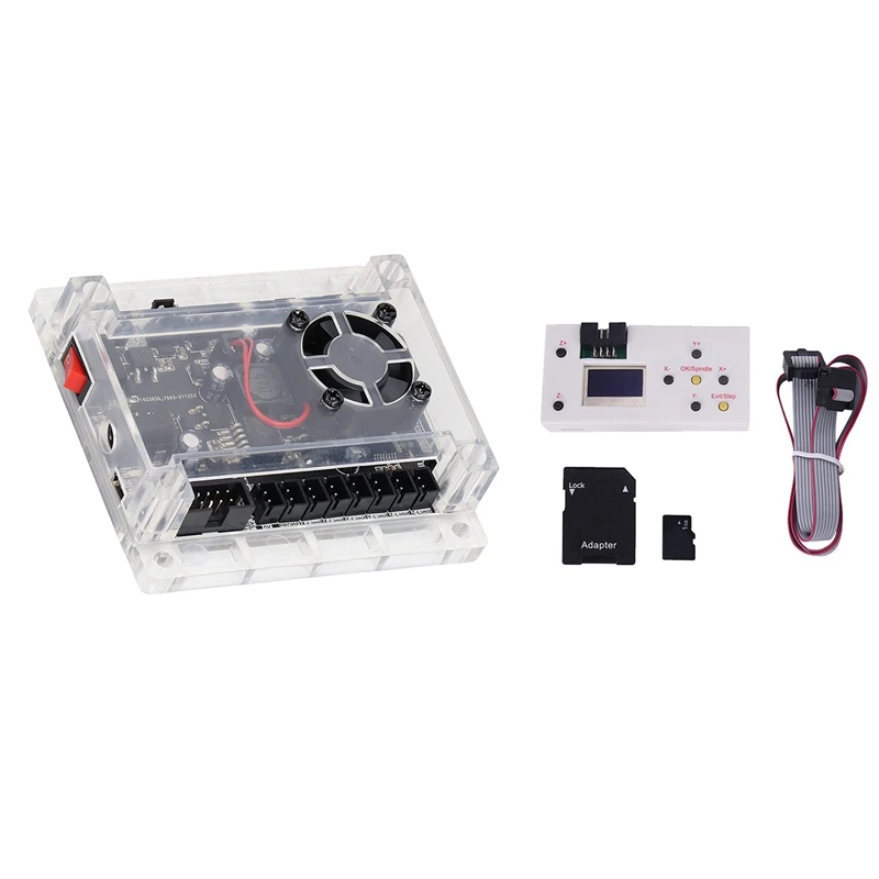 

1 Piece Grbl 1.1 Usb Port Cnc Engraving Machine Control Board 3-Axis Integrated Driver Offline Controller For Machine