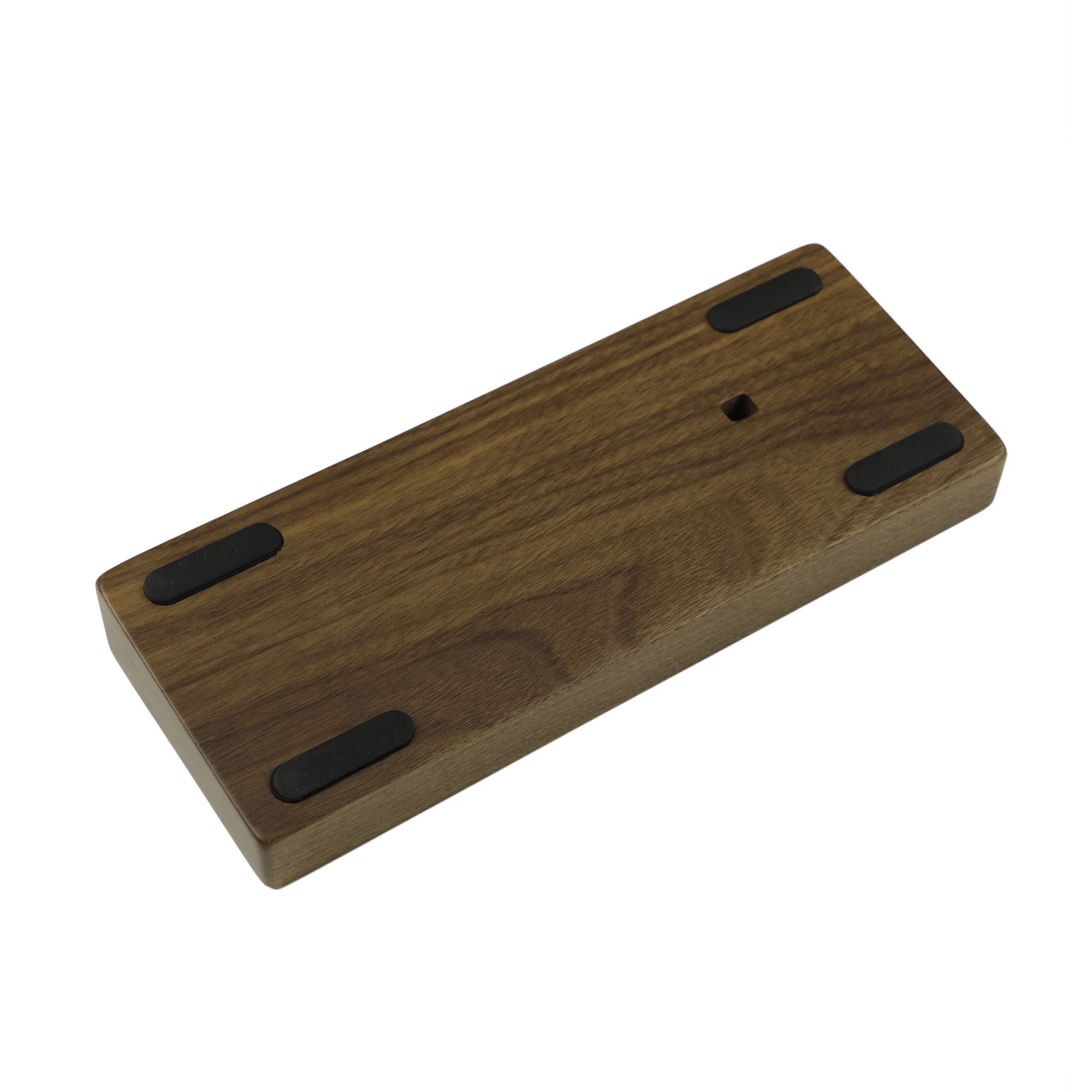 Walnut Wood Case Air40 RGB 핫 스왑 귀여운 40 기계식 키보드 조립 QMK VIA Type C PCB CNC 플레이트, 월넛 나무 케이스 기계식 키보드