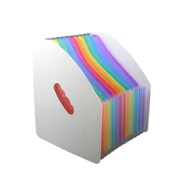 File Basket Multi-layer Self-Supporting Storage Box Desktop Document Gifts Waterproof Plastic Container Office Stationery