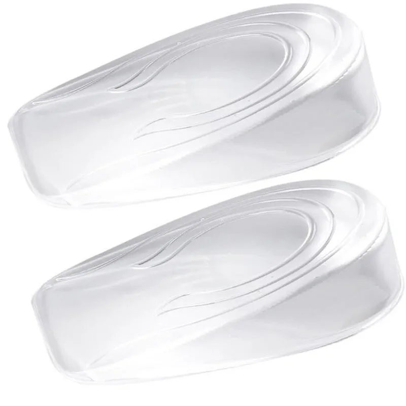 Silicone Gel Height Increase Insole Heel Lifting Inserts Shoe Foot Care Protector Elastic Cushion Arch Support Insert for Unisex