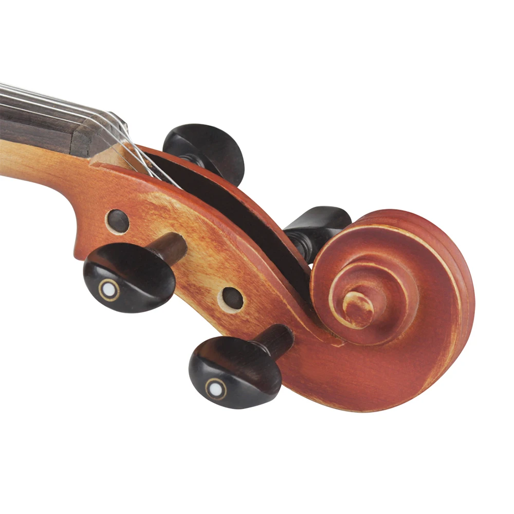 Violin tuning pegs 4 Pcs/Set Violin Tuning Pegs Tuners Ebony String Instrument Accessories for 1/8 1/4 1/2 3/4 4/4 Fiddle Violin Parts