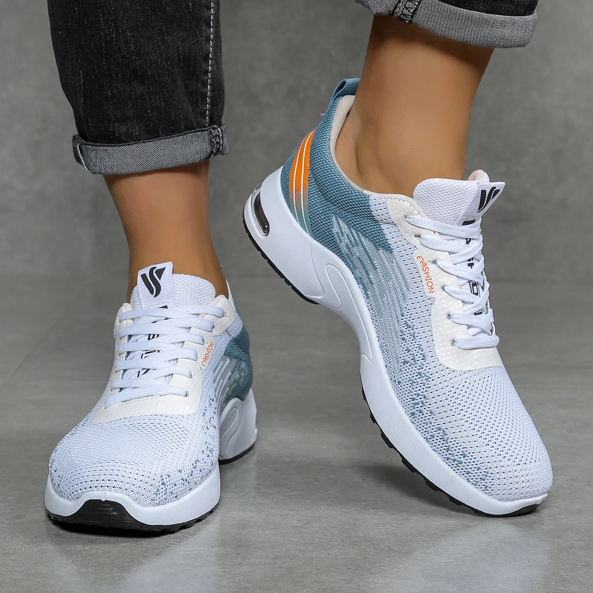 Chaussures d'automne pour hommes : Chaussures de sport décontractées en maille respirante, polyvalentes et tendance. Prix abordable et livraison gratuite._voghion.com