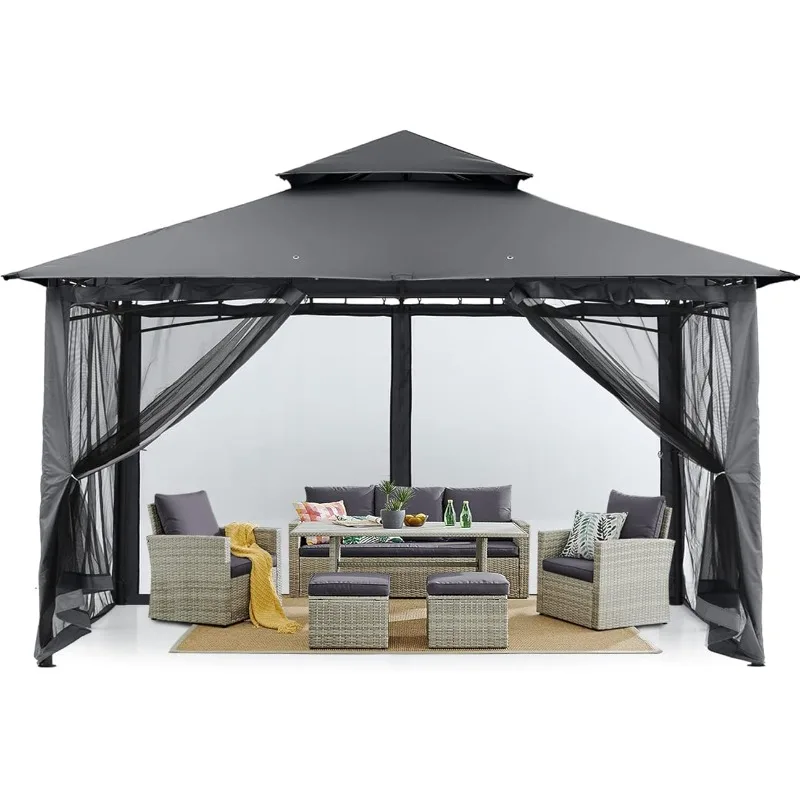 MASTERCANOPY 11X11 Garden Gazebo Patios Stable Steel