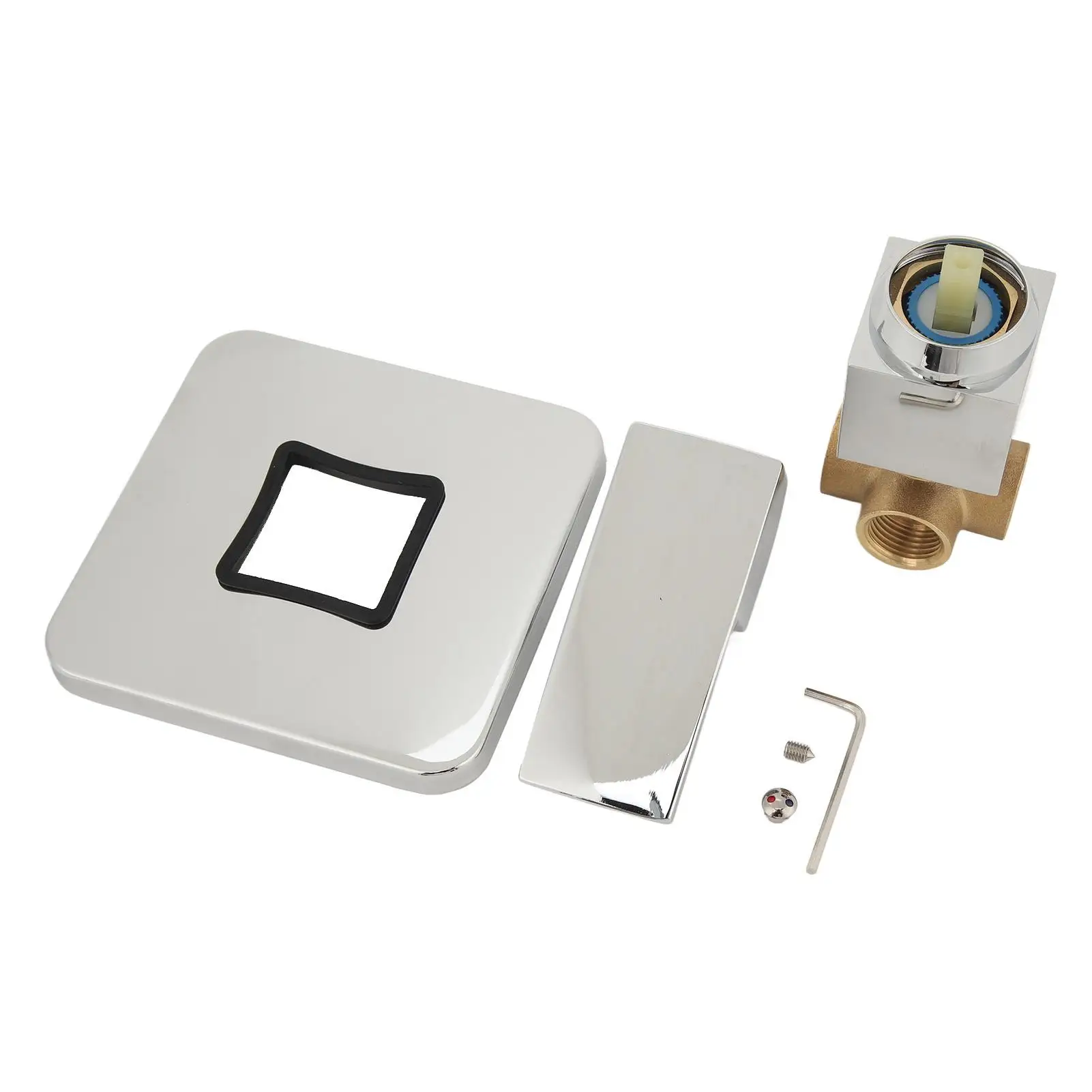 Leakage-Proof Shower Mixing Kit with Temperature Control-In-Wall Copper Handle for bathroom Upgrade