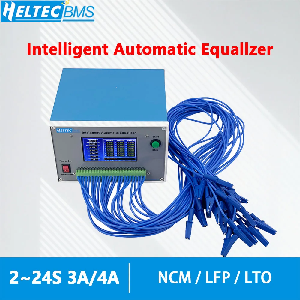 Heltec 2~24S 3A/4A Intelligent Battery Equalization Instrument for NCM/LFP/LTO/2V-4.5V Nominal Voltage Batteries - 1