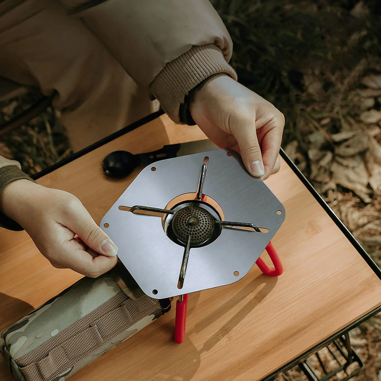 Stainless Steel Heat Shield Board For ST310 Stove ST 310 Camp Backpack  Stove Pocket Rocket Canister Stove Heat Insulation Plate - AliExpress