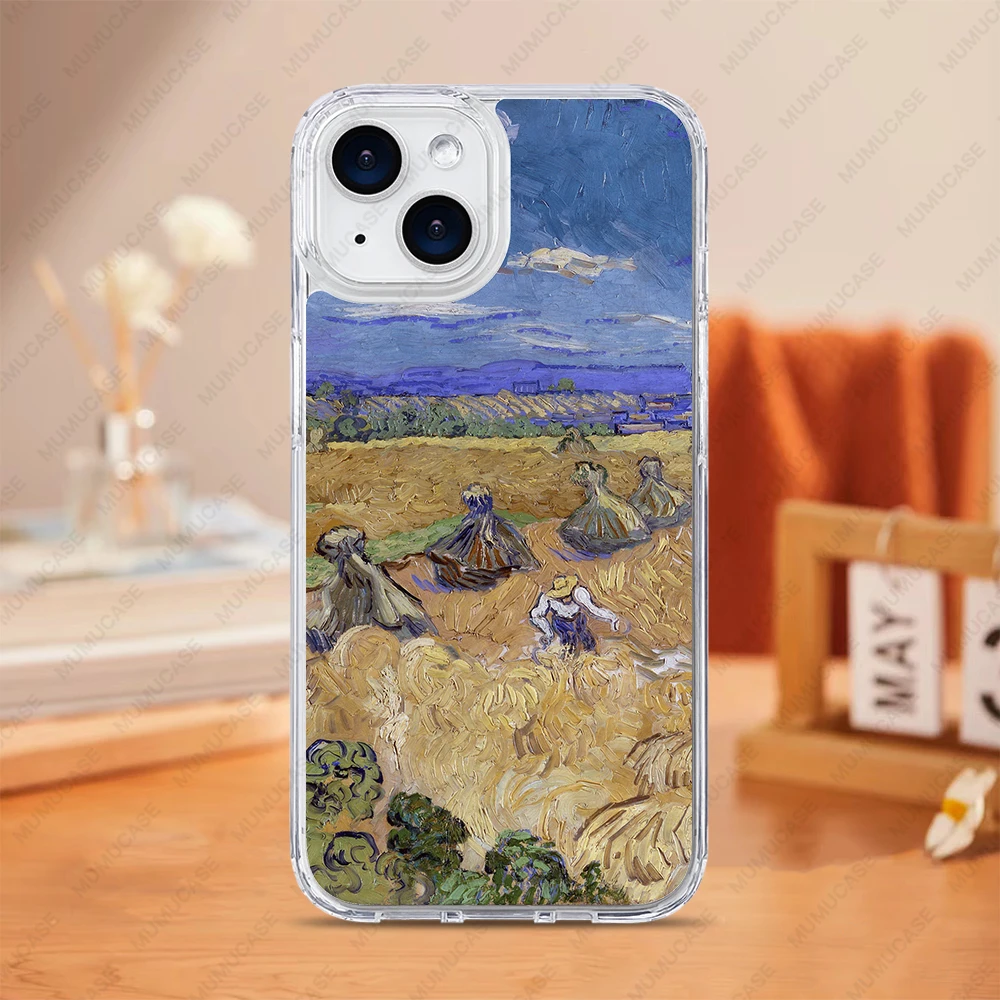 Van Gogh's Landscape Art Shockproof 2-in-1 Protective Case with Bumper Guard