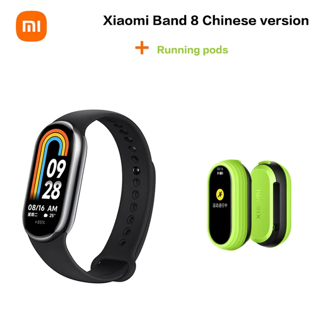 Xiaomi Mi Band 8 NFC Smart Bracelet AMOLED Screen Miband8 Blood Oxygen ...