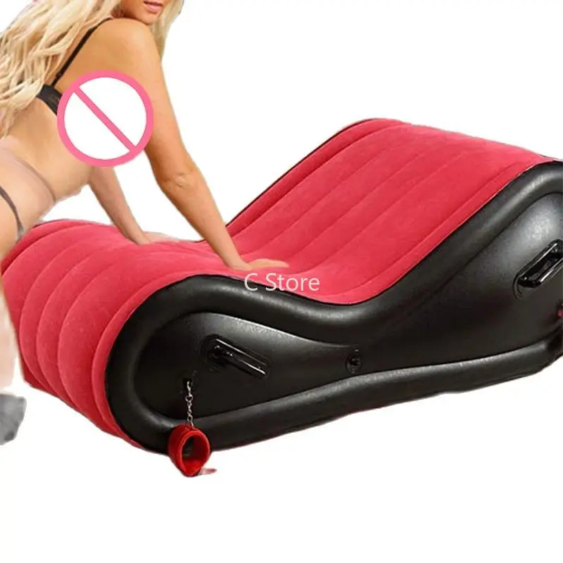 

Large Sex Pillow Sofa Bed Bdsm Inflatable Sex Toys for Couples Man Sofa PVC Furniture Air Cushion Sexual Tooys Lounge Sextoys