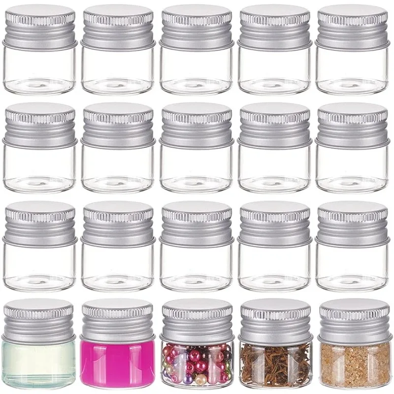 Luo Casa 3 Unidades 100 Ml Pequeñas Botellas De Vidrio Viales Tarros De Cristal Con Tapón De Corcho Botella De Almacenamiento 100 Ml 47 X 90 Mm (1,85 X 3.54inch