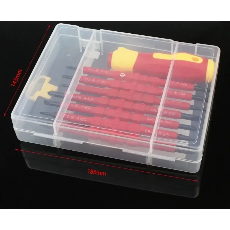 Versatile Double-Ended Screwdriver with High-Hardness Interchangeable Heads for Efficient Repairs and Maintenance