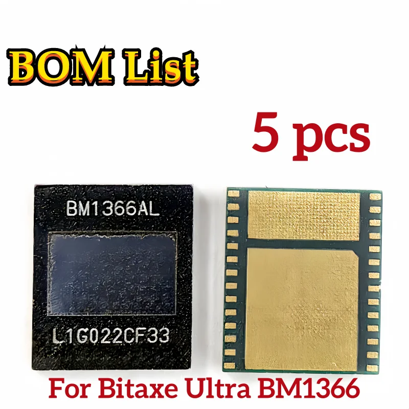 

Чип ASIC BM1366AL BM1366AG BM1366 для майнинга bitaxe Ultra ESP-Miner, 5 шт.