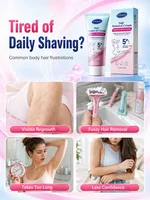 Crème dépilatoire pour le corps, crème dépilatoire douce, hydratante, pour une peau lisse, soin pour femmes et hommes, jambes, bras, aisselles, usage quotidien. 2