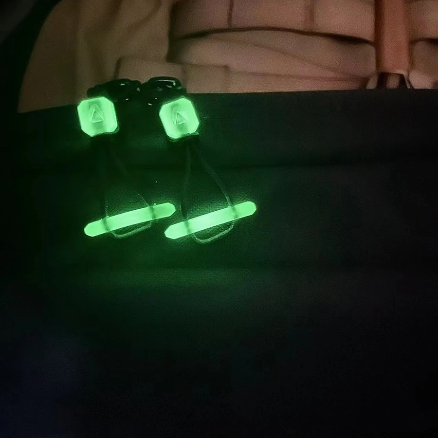 1/3/10 PCS Luminous Anti-theft Zipper Head High Strength Bright Computer Bags Backpacks Tactical Outdoor Camping Daily Zip Equip