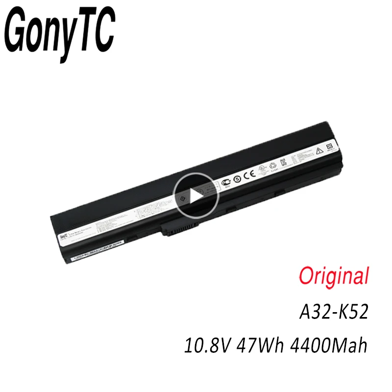 Bateria de Íon A32-k52 A32 K52 Laptop para Asus A52 A52j K42 K42f K52f K52j Série 70-nxm1b2200z A31-k52 A41-k52 A42-k52