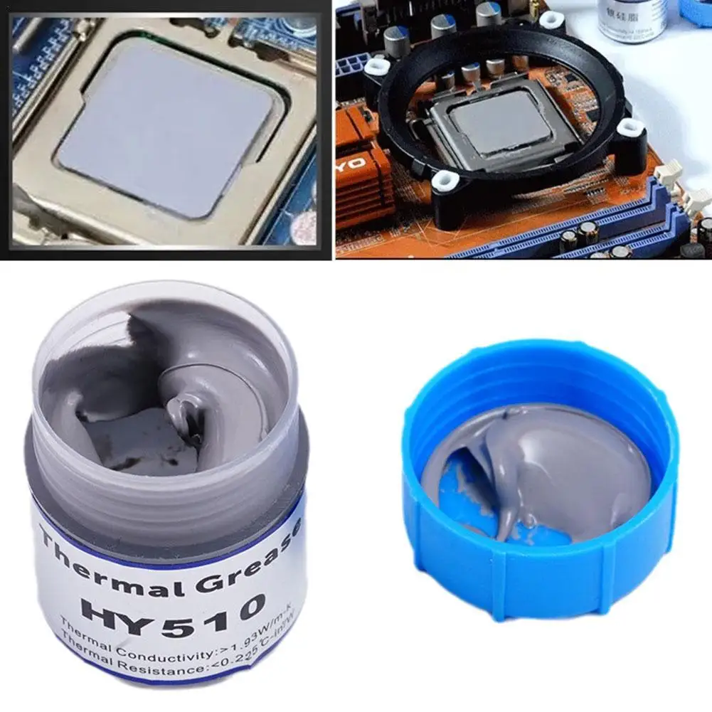 Silicone Thermal Paste thermal paste thermal glue HY510 High Quality CPU Thermal Paste Conductive Grease Heatsink CPU GPU Chipset Notebook Computer