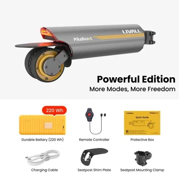 Kit di Conversione Elettrica per Bicicletta LIVALL, Booster Elettrico PikaBoost2 per E-bike