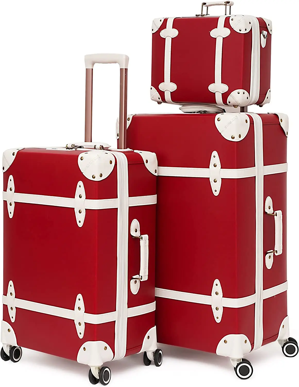 Shop urecity Womens Luxury Vintage Trunk Lugg – Luggage Factory